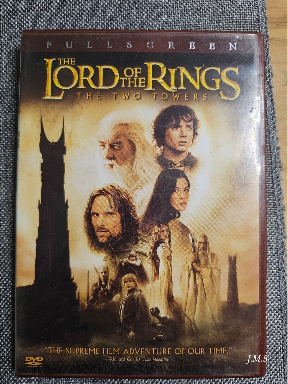 The Lord of the Rings: The Two Towers DVD Fullscreen Edition - Good Condition